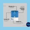 Rio Aqua + CLEAN WATER DOLPHINE Water Purifier RO + MINERALS CARTRIDGE + UF + TDS Control + Pre Filter & Accessories, RO Water Filter for home 10 Ltrs, 8 Stage (white blue) - Image 4